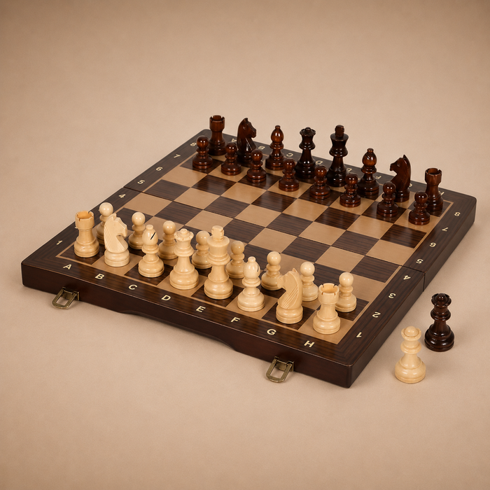 Jogo de Xadrez Clássico Magnético Portátil