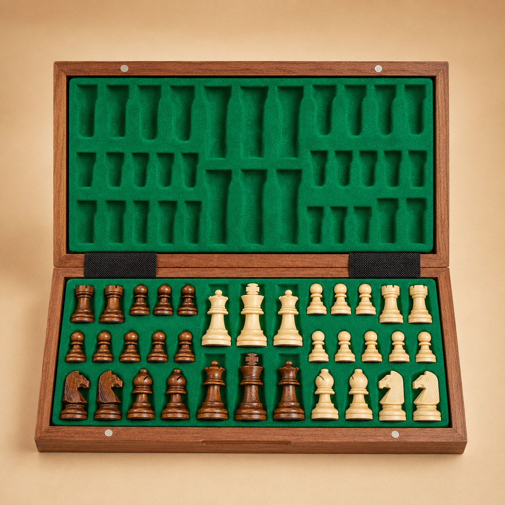 Jogo de Xadrez World Chess Original Magnético Portátil