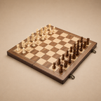 Tabuleiro de Xadrez Imperial Dobrável Magnético