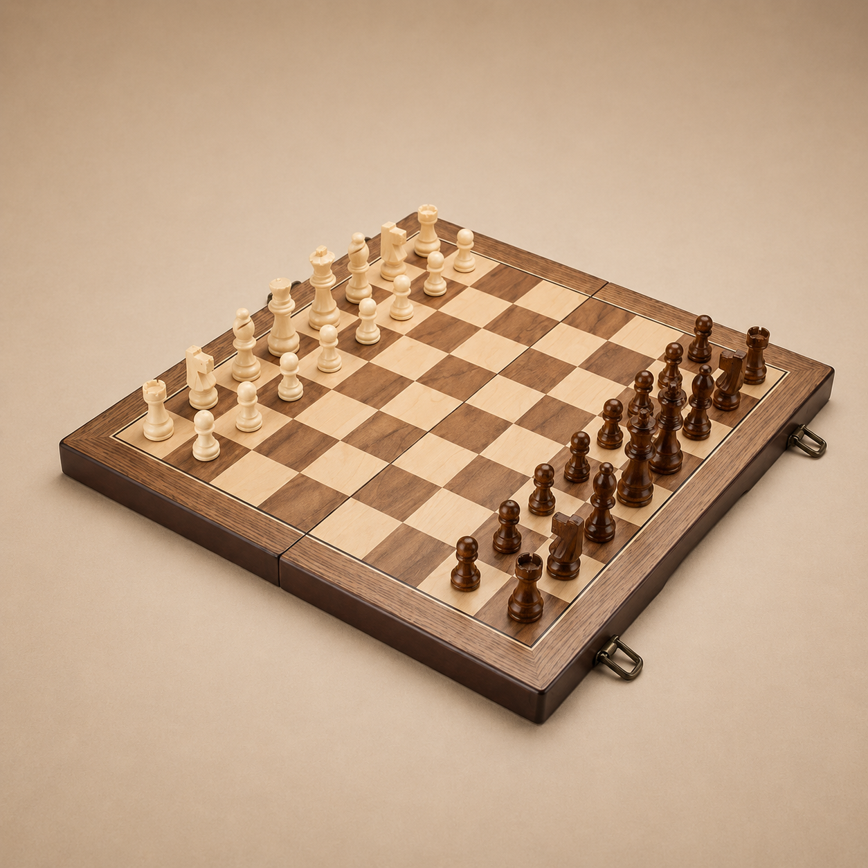 Tabuleiro de Xadrez Imperial Dobrável Magnético