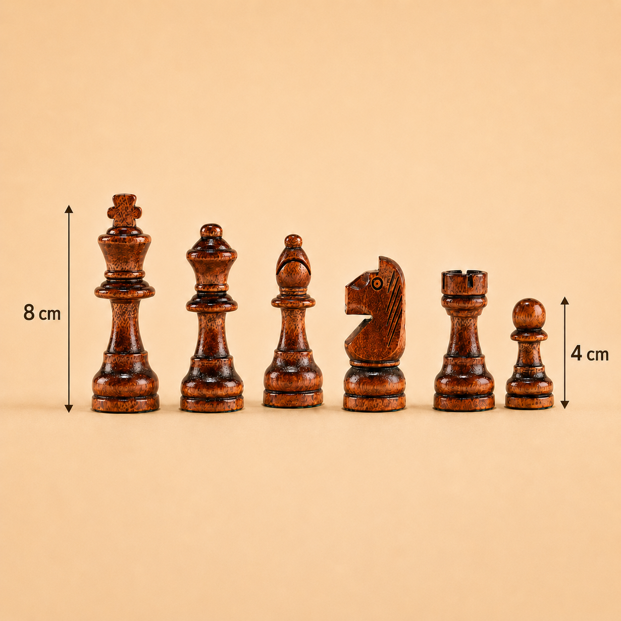 Jogo de Xadrez Imperial Magnético Portátil