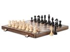 Jogo de Xadrez Clássico Dobrável Portátil Madeira Premium